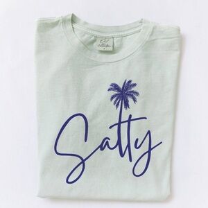 🚨 S2 only medium left! new oat collective salty sage graphic shirt mineral wash